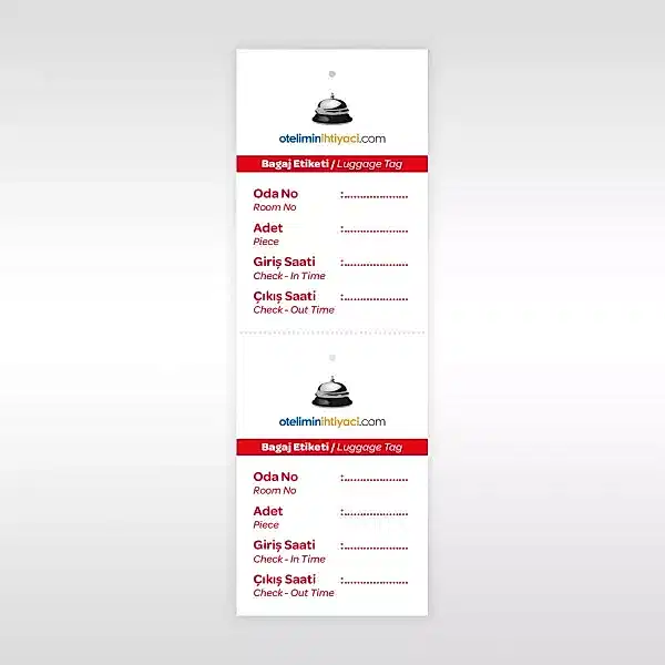 Bagaj Etiketi 3