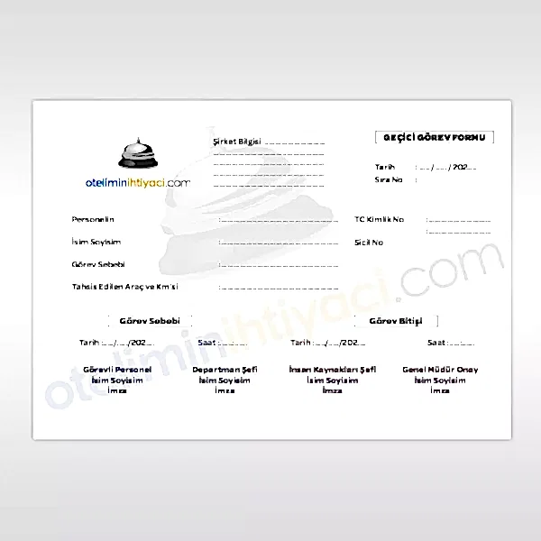 Geçici Görev Formu