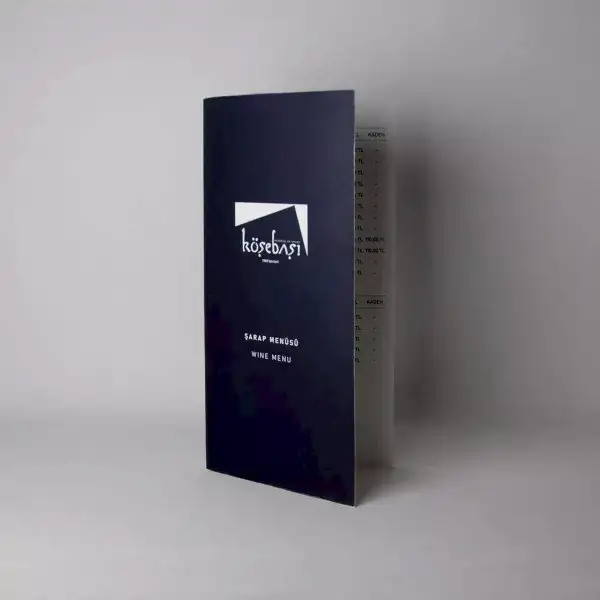 Kağıt Menü 2