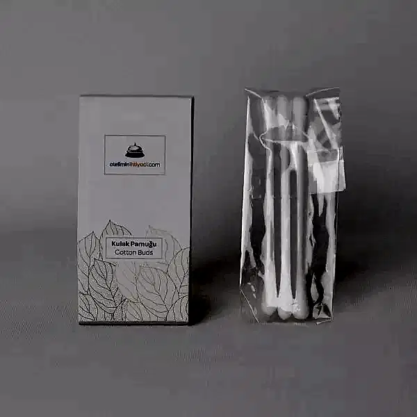 Otel Tipi Kulak Çubuğu - Pamuğu