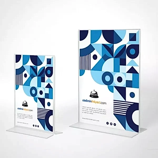 T Tipi Masaüstü Föylük ve Menü Tutucu